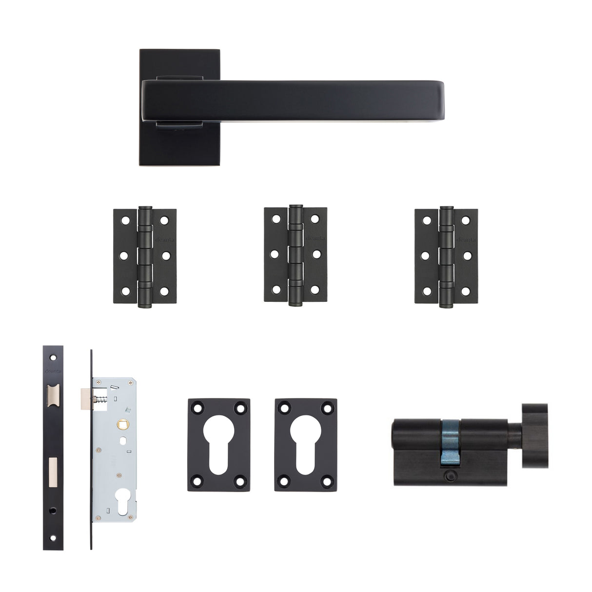 Deanta Argo Urban Sashlock Kit | 76x50x2mm Hinges