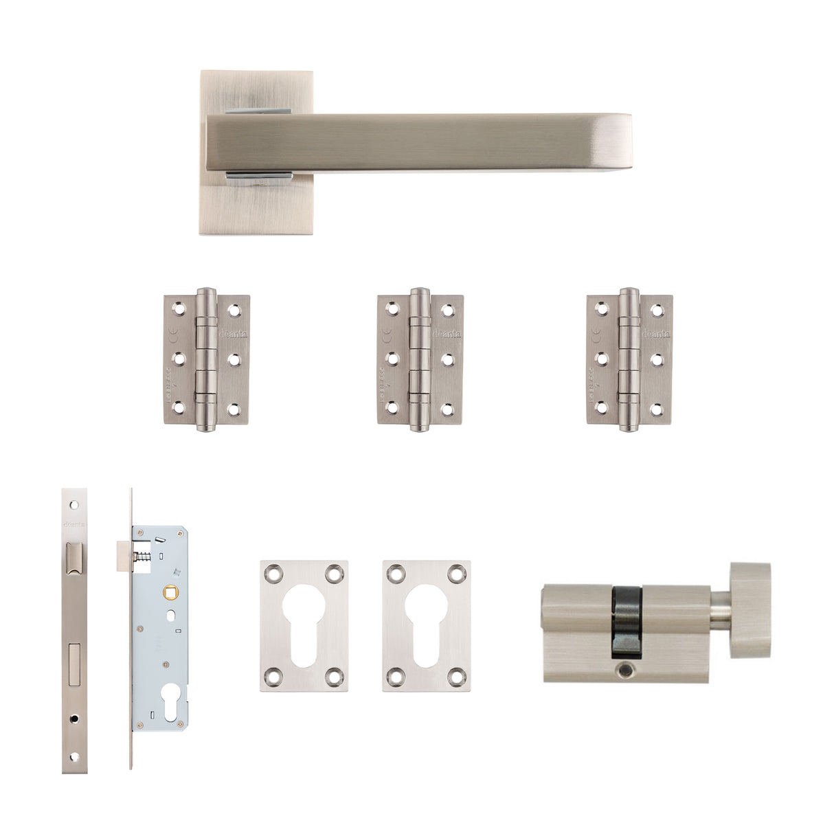 Deanta Argo Urban Sashlock Kit | 76x50x2mm Hinges