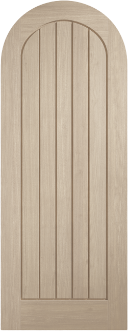 Mexicano Arched Pre-finished Blonde Oak Doors