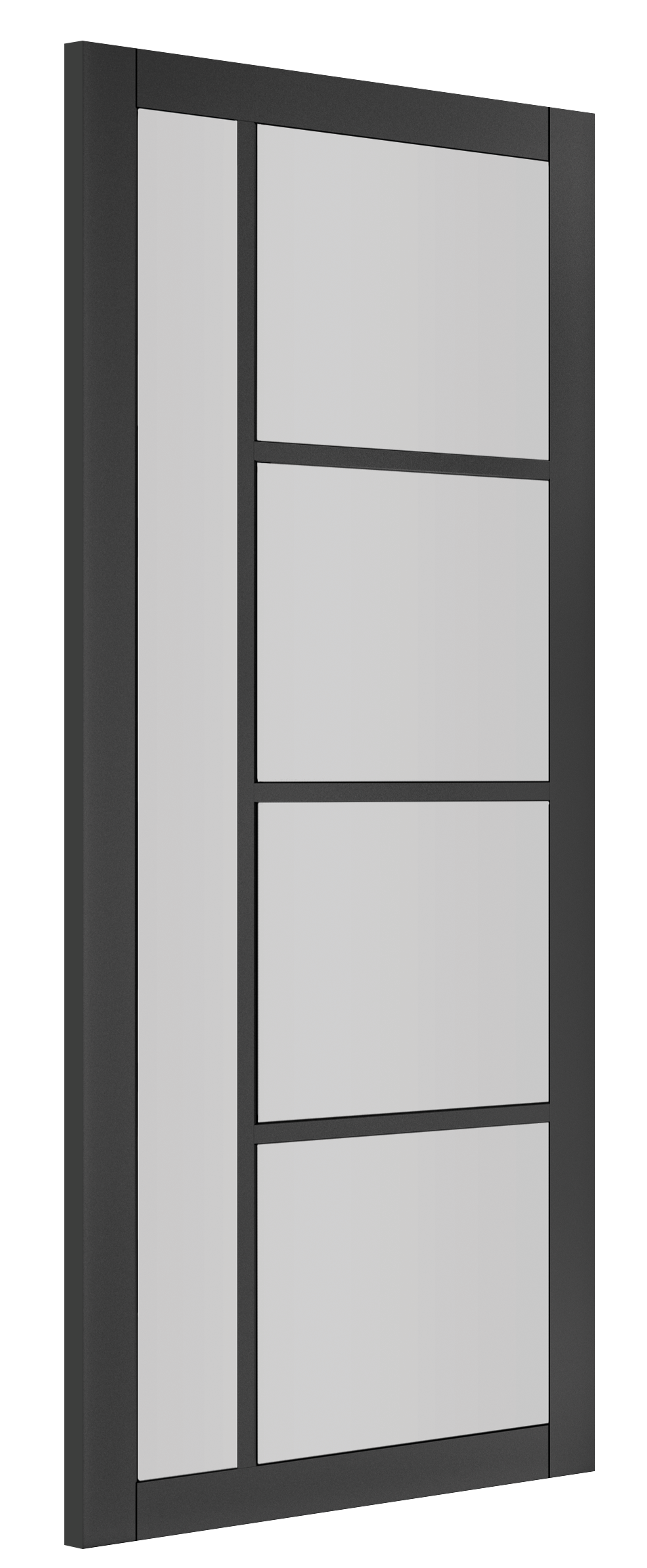 Deanta Brixton Black Prefinished Glazed FSC