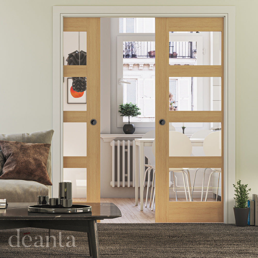 Deanta Coventry Prefinished Oak Glazed FD30 FSC