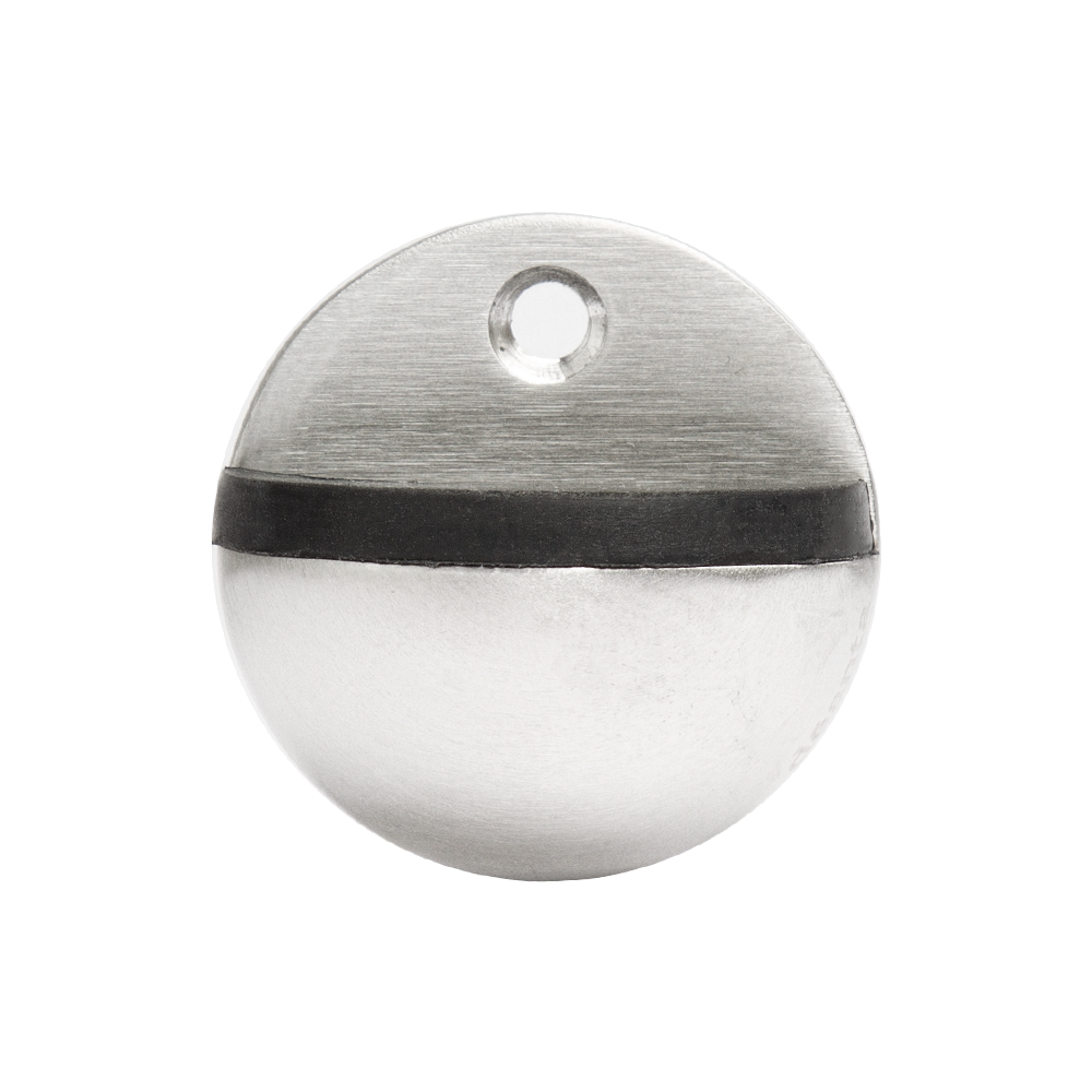 Deanta Oval Door Stop Satin Stainless Steel