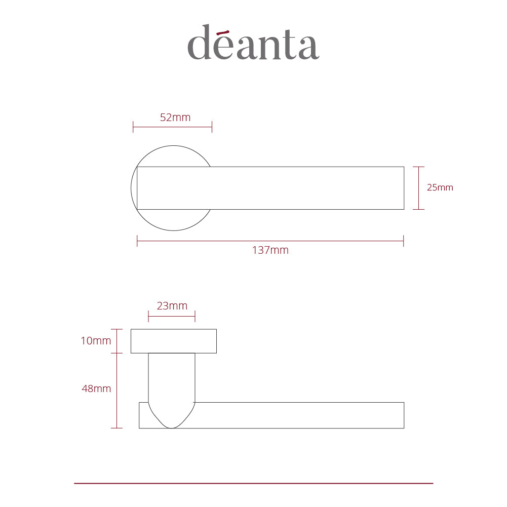 Deanta Olympia Matt Antique Brass Handle