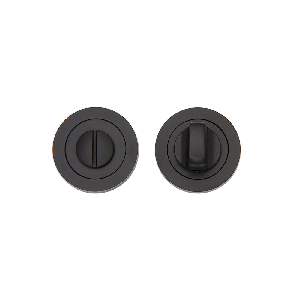 Deanta Thumbturn Set Matt Black