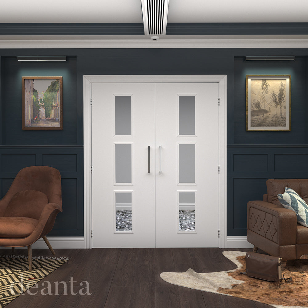 Deanta Flush White Primed 18mm Lipping FSC