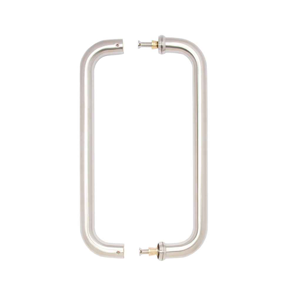 Deanta D-Pull Handle Satin Steel 22mmØ