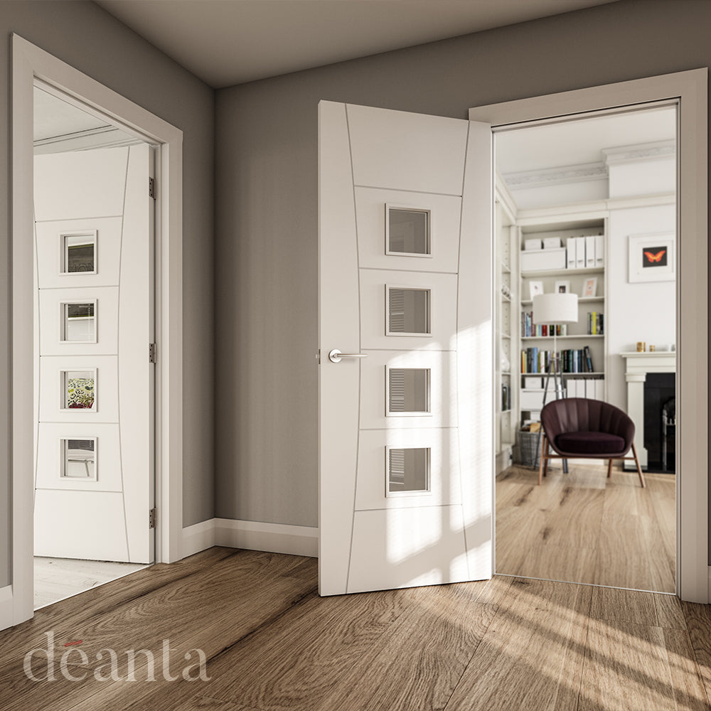 Deanta Pamplona White Primed Glazed FSC