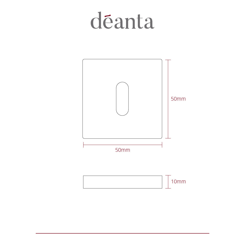 Deanta Escutcheon (Pair) Satin Nickel