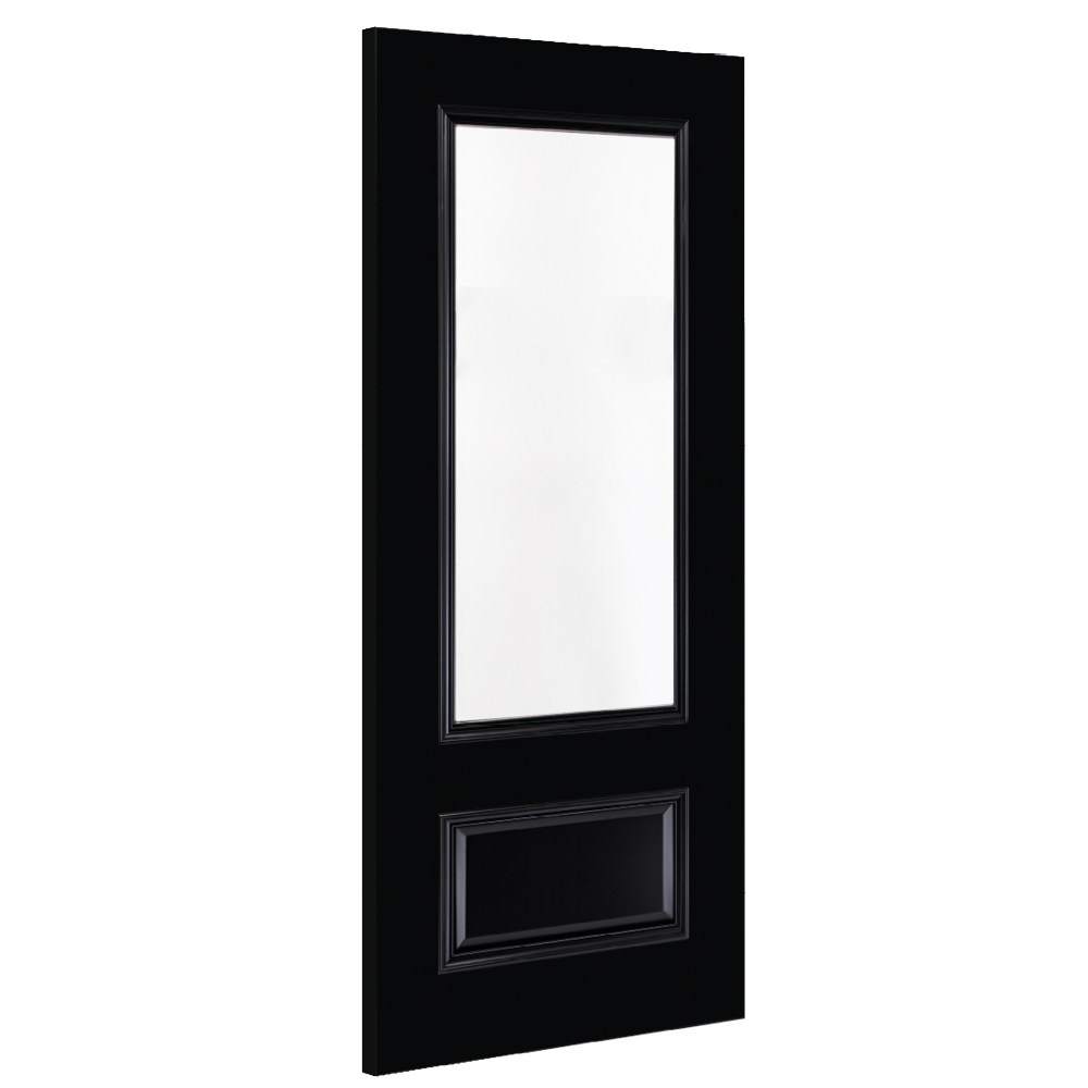 Deanta Sandringham Black Finish Bevelled Glaze FSC