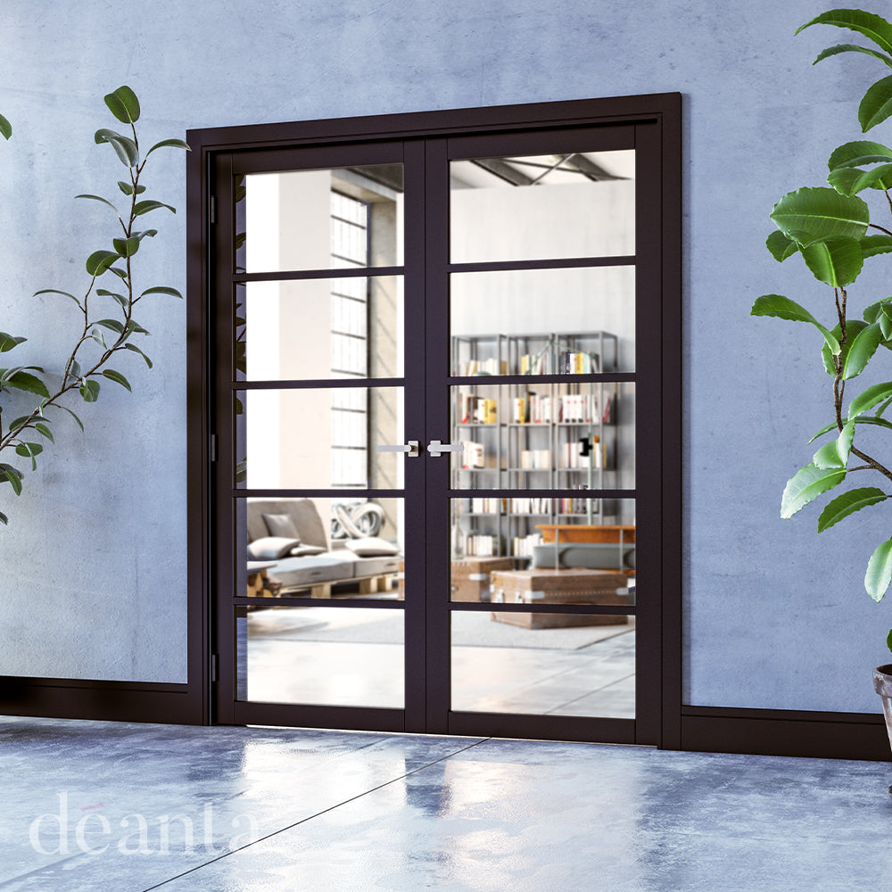 Deanta Shoreditch Black Prefinished Glazed FSC
