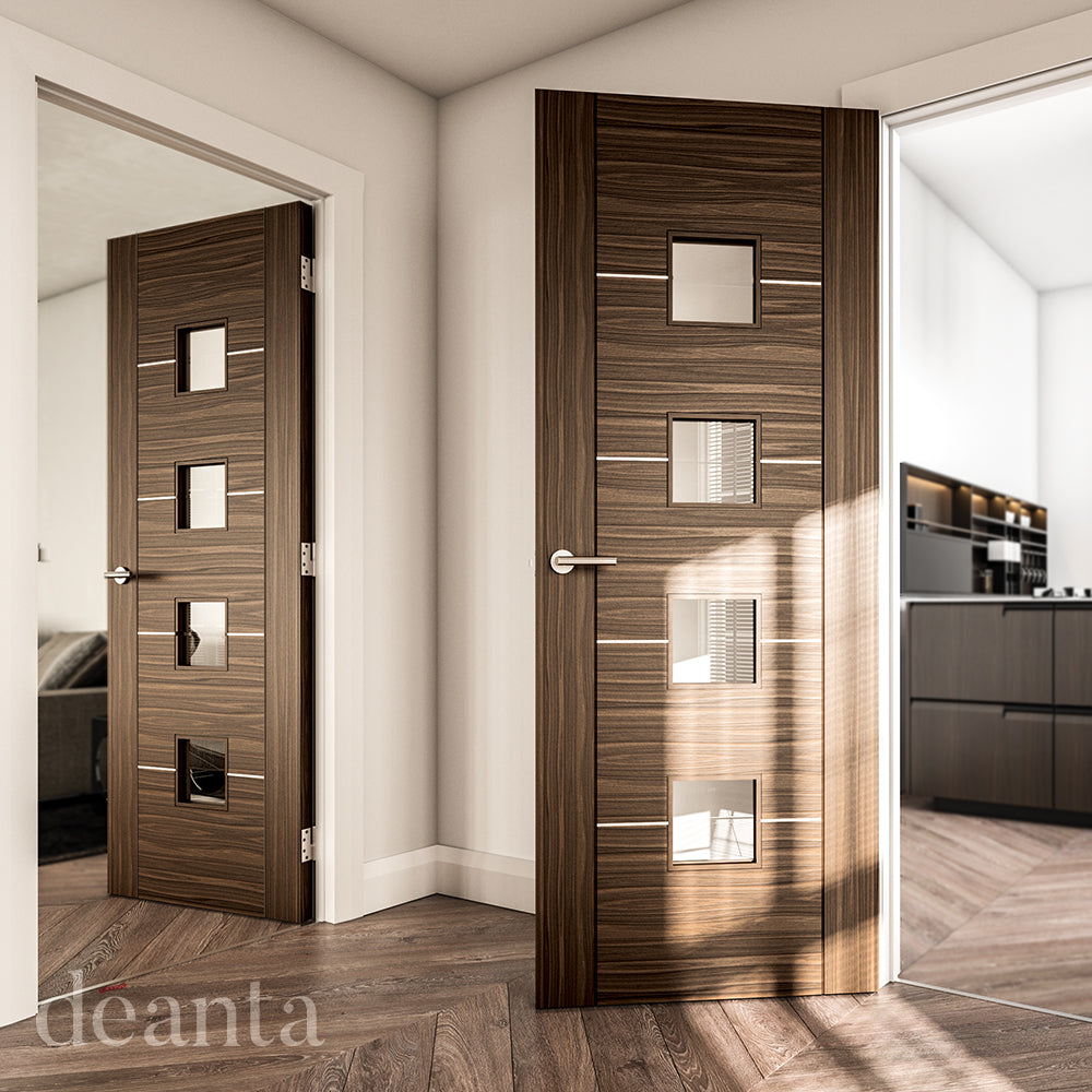 Deanta Valencia Prefinished Walnut Glazed FSC