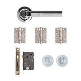 Deanta Arcadia Bathroom Kit Polished Chrome Finish