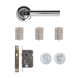 Deanta Arcadia Bathroom Kit Polished Chrome Finish