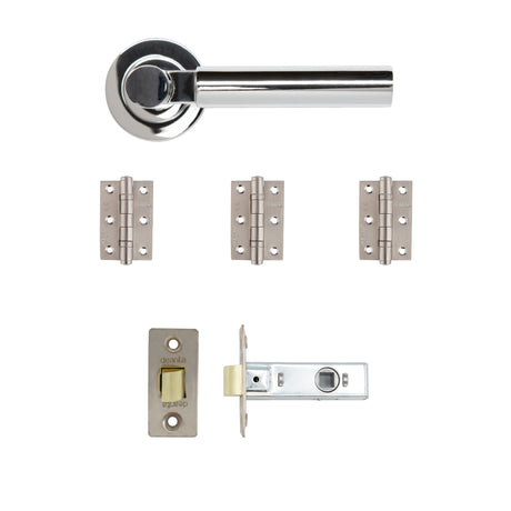 Deanta Arcadia Latch Kit Polished Chrome Finish