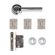 Deanta Arcadia Mortice Kit Polished Chrome Finish
