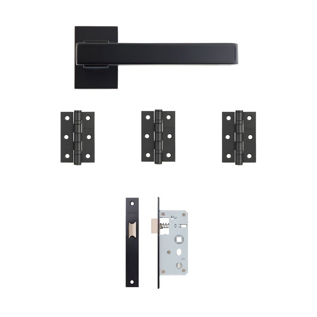 Deanta Argo Urban Latch Kit | 76x50x2mm Hinges