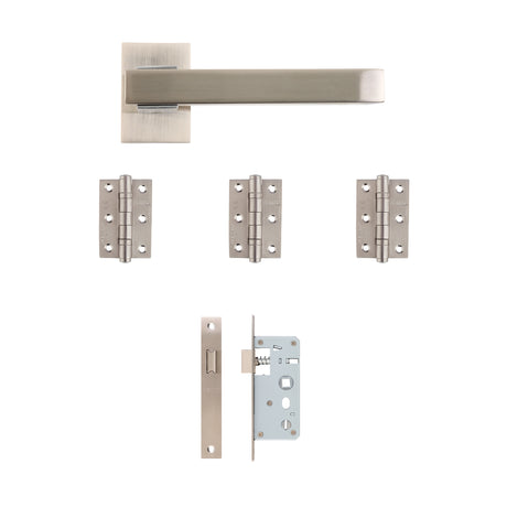 Deanta Argo Urban Latch Kit | 76x50x2mm Hinges