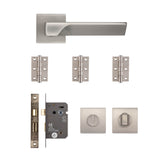 Deanta Athens Bathroom Kit Satin Nickel