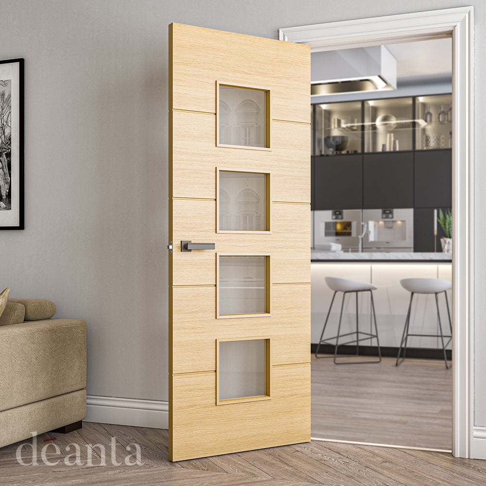 Deanta Augusta Prefinished Oak Glazed FSC
