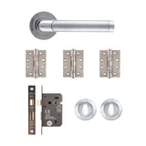 Deanta Augustus Mortice Kit Matt Polished Chrome Finish