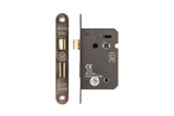 Deanta 3 Lever Bathroom Lock Satin Nickel