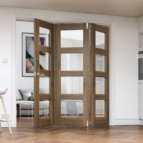 Deanta Bifold Frame Kit Prefinished Walnut