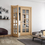 Deanta Bristol Unfinished Oak Bevelled Glaze FSC