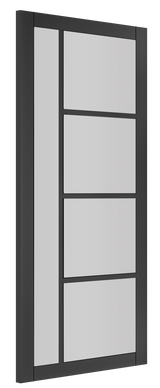Deanta Brixton Black Prefinished Glazed FSC