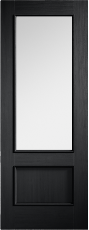 Murcia Glazed Pre-finished Charcoal Black Doors