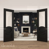 Deanta Clarendon Black Prefinished Bevelled Glaze FSC