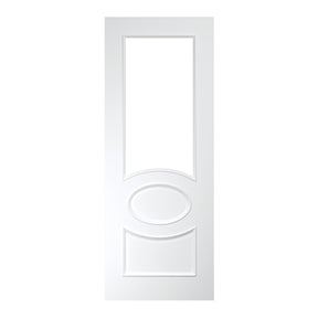 Deanta Clarendon White Primed Bevelled Glaze FSC