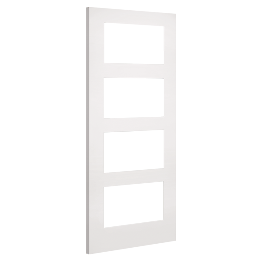 Deanta Coventry White Primed Glazed FD30 FSC