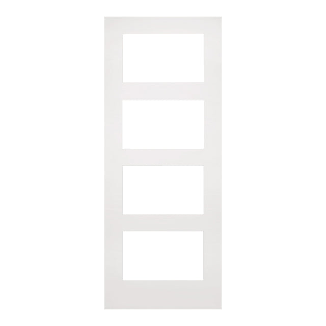 Deanta Coventry White Primed Glazed FD30 FSC