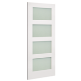 Deanta Coventry White Primed Frosted Glaze FSC