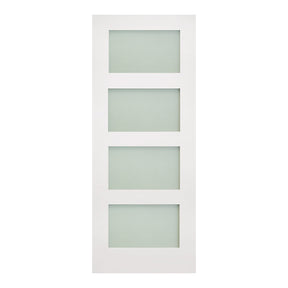 Deanta Coventry White Primed Frosted Glaze FSC