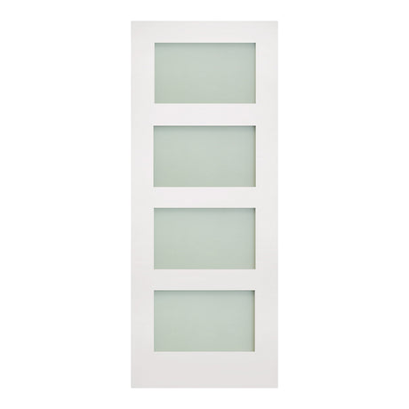 Deanta Coventry White Primed Frosted Glaze FSC