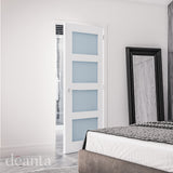 Deanta Coventry White Primed Frosted Glaze FSC