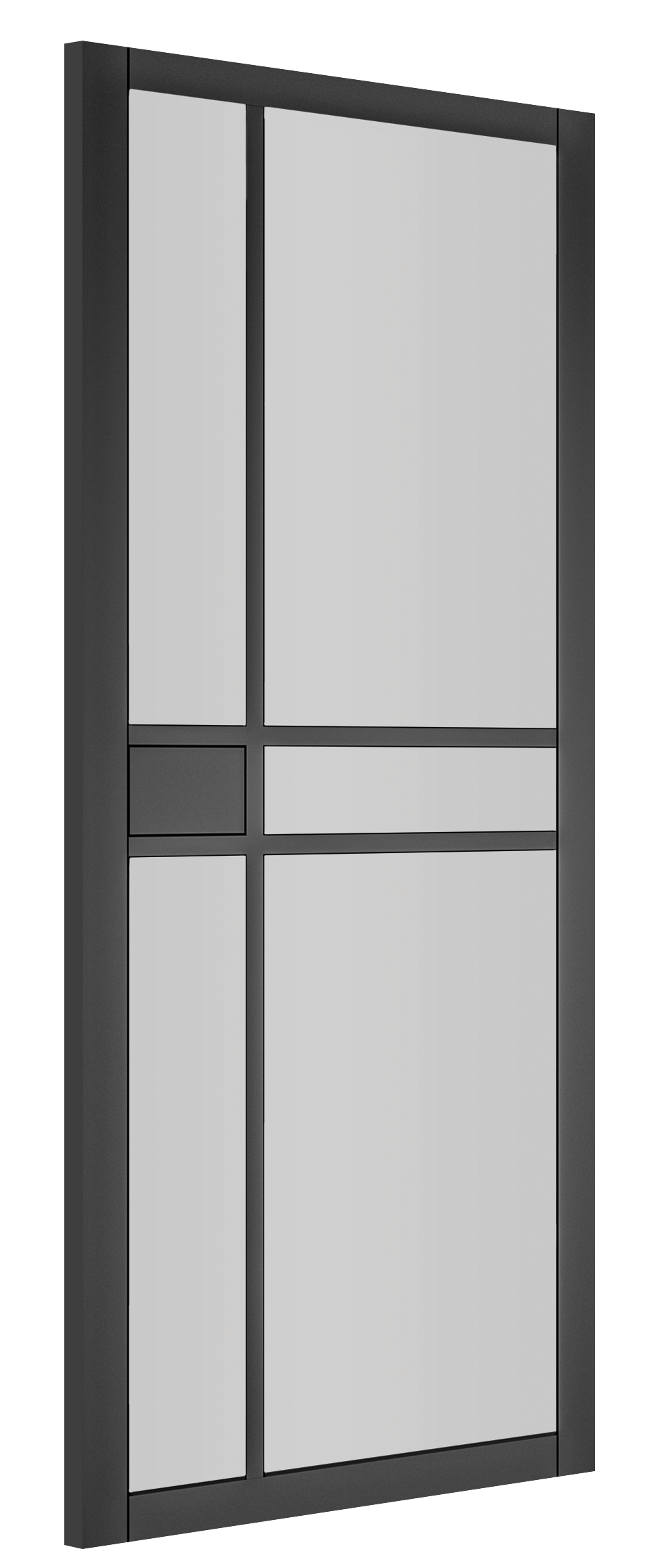 Deanta Dalston Black Prefinished Glazed FSC