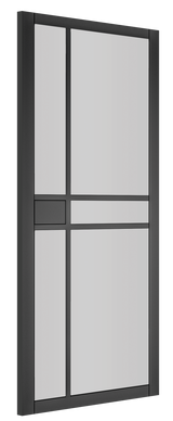 Deanta Dalston Black Prefinished Glazed FSC