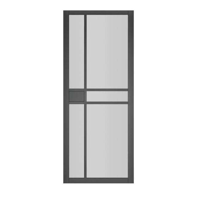 Deanta Dalston Black Prefinished Glazed FSC