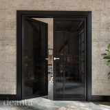 Deanta Dalston Black Prefinished Tinted Glaze FSC