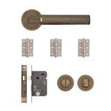 Deanta Delphi Bathroom Kit Matt Antique Brass