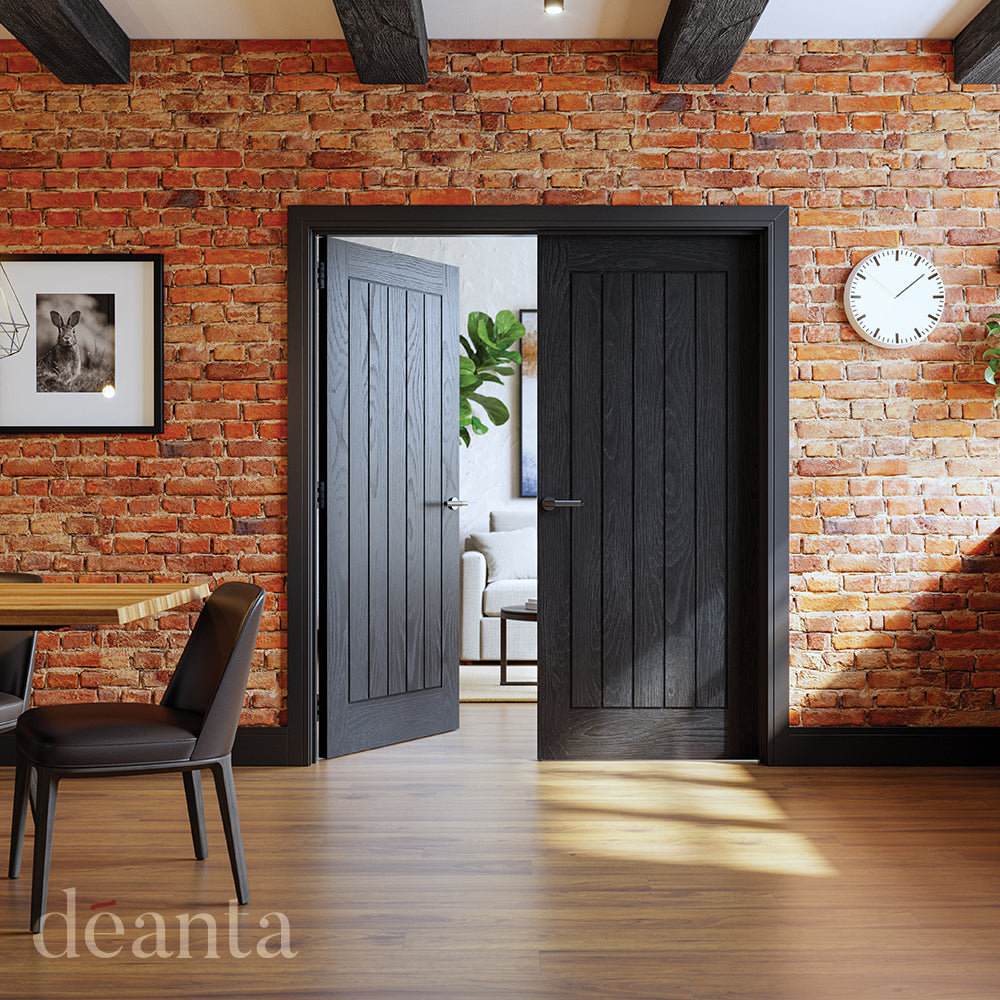 Deanta Ely Brushed Black Oak FSC
