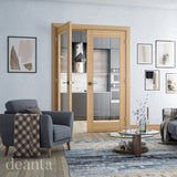 Deanta Ely Unfinished Oak Glazed (1L Full) FSC