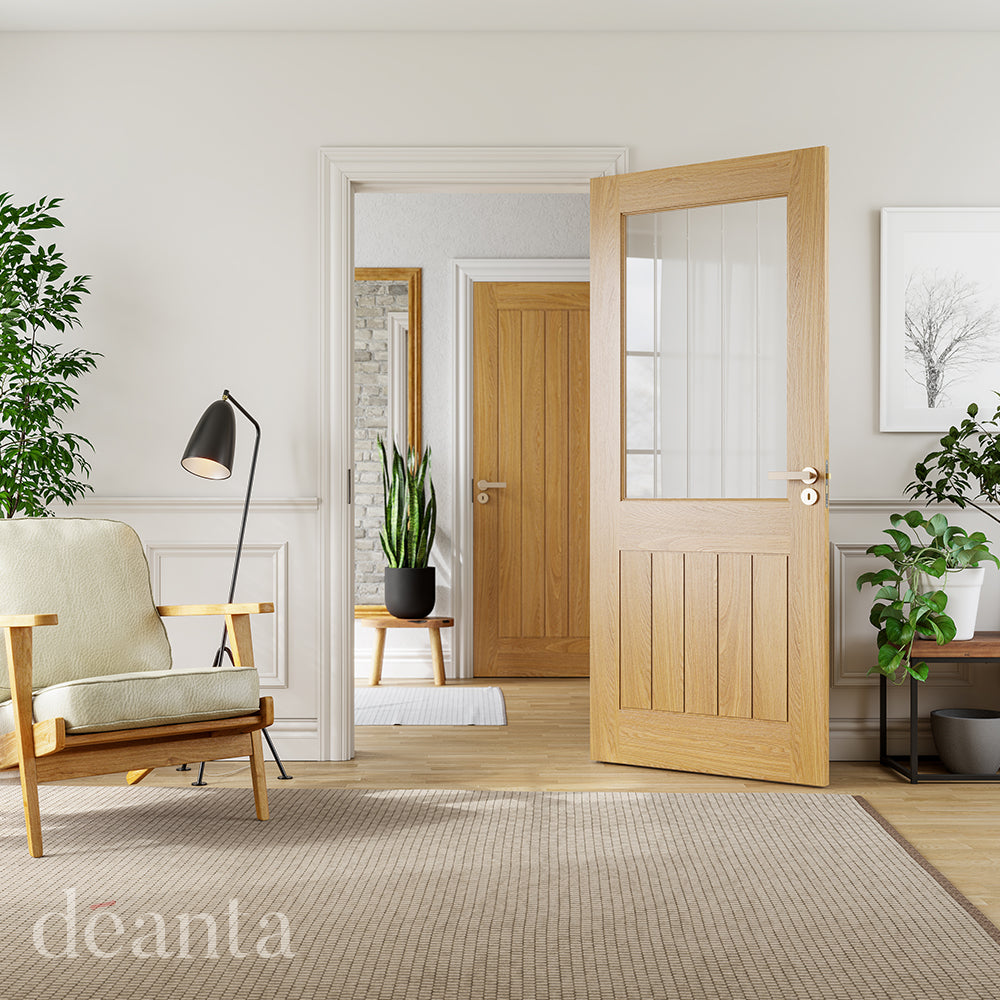 Deanta Ely Prefinished Oak Glazed (1L Half) FSC