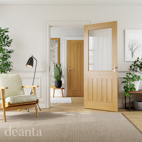 Deanta Ely Prefinished Oak Glazed (1L Half) FSC