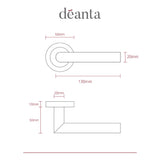 Deanta Ares Polished Chrome Handle
