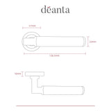 Deanta Delphi Satin Nickel Handle