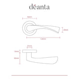 Deanta Fortuna Satin Finish Handle