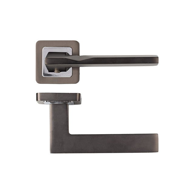 Deanta Hadrian Matt Satin Black Handle